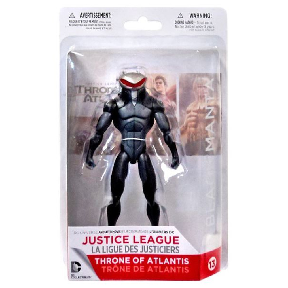JUSTICE LEAGUE THRONE OF ATLANTIS BLACK MANTA FIGURE / FIGŪRA