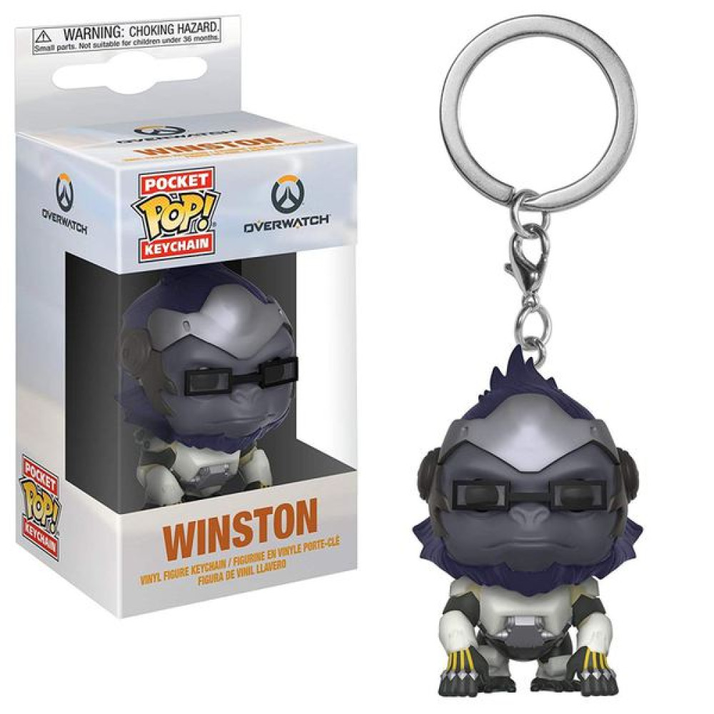 POCKET POP! OVERWATCH - WINSTON VINYL FIGURE KEYCHAIN